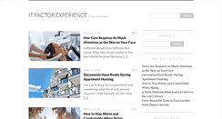 Desktop Screenshot of itfactorexperience.com