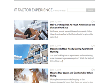 Tablet Screenshot of itfactorexperience.com